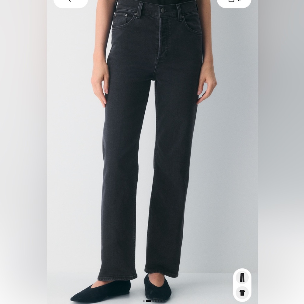 ARITZIA Denim Forum Arlo Hi-Rise Straight Jean